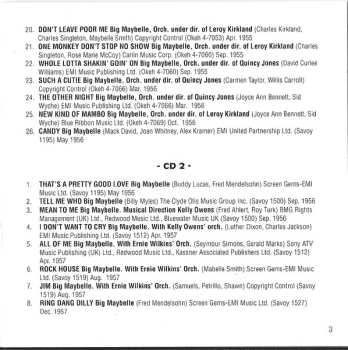 2CD Big Maybelle: The Complete King, Okeh & Savoy Releases - 1947-61