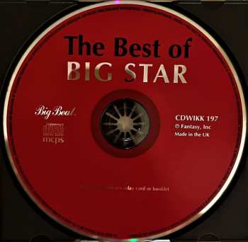 CD Big Star: The Best Of Big Star