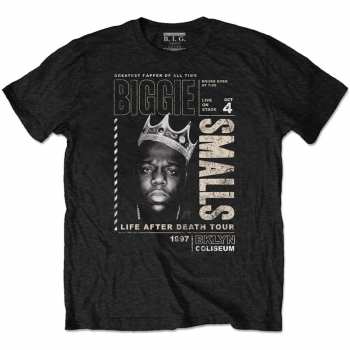 Mercancía Biggie Smalls: Tričko Life After Death Tour  S