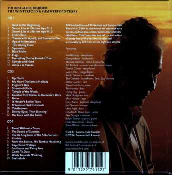 3CD/Caja Bill Bruford: The Best Of Bill Bruford - The Winterfold & Summerfold Years