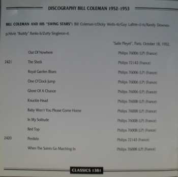 CD Bill Coleman: 1952-1953