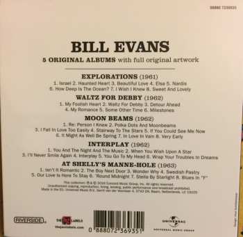 5CD/Caja Bill Evans: 5 Original Albums