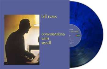 LP Bill Evans: Conversations With Myself (180g) (limited Handnumbered Edition) (blue Marbled Vinyl)