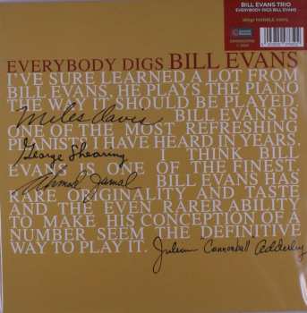 LP The Bill Evans Trio: Everybody Digs Bill Evans CLR | LTD