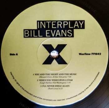 LP Bill Evans: Interplay