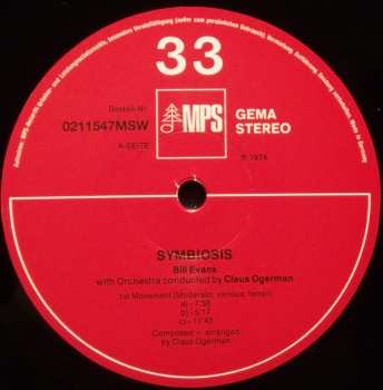 LP Bill Evans: Symbiosis