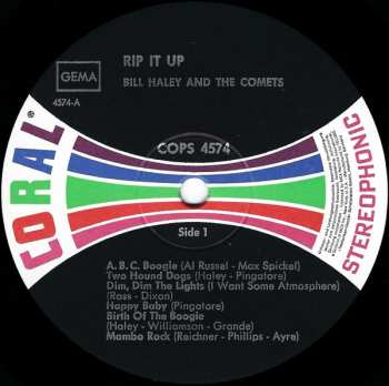 LP Bill Haley And His Comets: Rip It Up!
