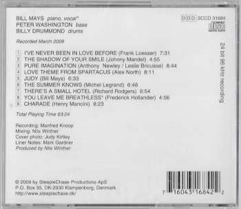 CD Bill Mays Trio: Mays At The Movies