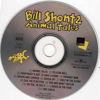 CD Bill Shontz: Animal Tales