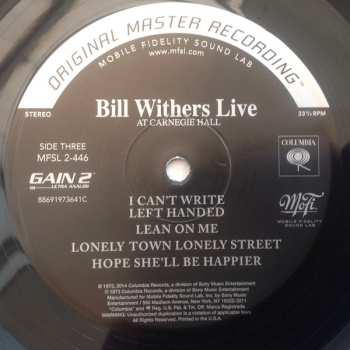 2LP Bill Withers: Bill Withers Live At Carnegie Hall LTD | NUM