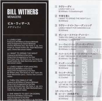 CD Bill Withers: Menagerie LTD