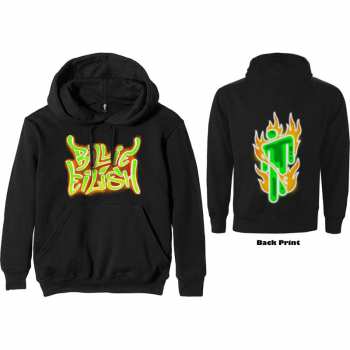 Mercancía Billie Eilish: Mikina Airbrush Flames Blohsh  S