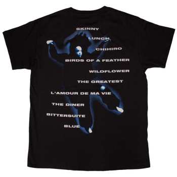 Mercancía Billie Eilish: Billie Eilish Unisex T-shirt: Hit Me Hard And Soft Tracklist (back Print) (small) S