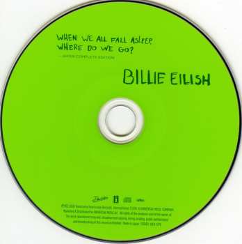 CD/Blu-ray Billie Eilish: When We All Fall Asleep, Where Do We Go? - Japan Complete Edition LTD