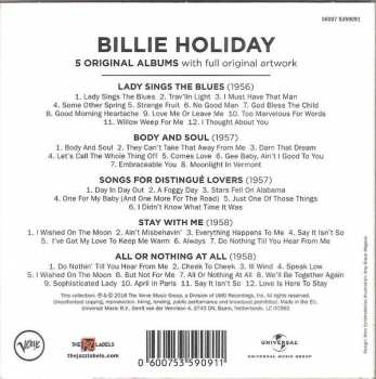 5CD/Caja Billie Holiday: 5 Original Albums