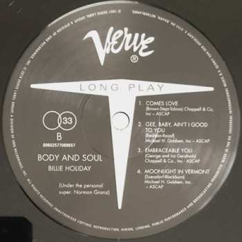 LP Billie Holiday: Body And Soul