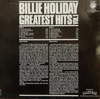 LP Billie Holiday: Greatest Hits Vol. 1