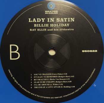 LP Billie Holiday: Lady In Satin LTD | CLR