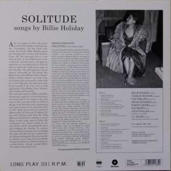 LP Billie Holiday: Solitude LTD