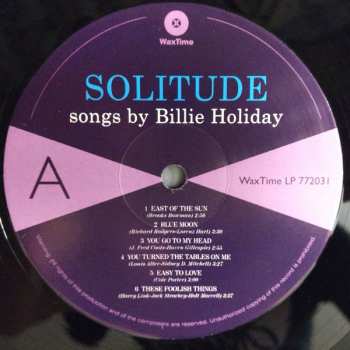 LP Billie Holiday: Solitude LTD