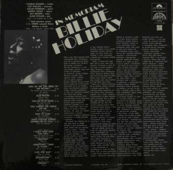 LP Billie Holiday: In Memoriam Billie Holiday