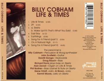 CD Billy Cobham: Life & Times