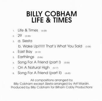 CD Billy Cobham: Life & Times