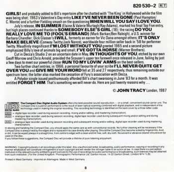 CD Billy Fury: The Billy Fury Hit Parade