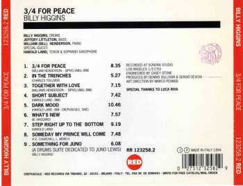 CD Billy Higgins: 3/4 For Peace