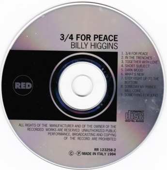 CD Billy Higgins: 3/4 For Peace