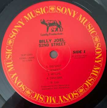 LP Billy Joel: 52nd Street LTD
