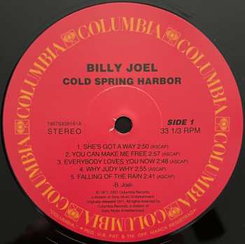 9LP/Caja Billy Joel: The Vinyl Collection, Vol. 1
