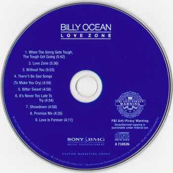 CD Billy Ocean: Love Zone