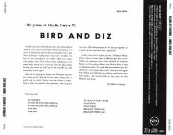 CD Dizzy Gillespie: Bird And Diz LTD