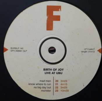 3LP Birth Of Joy: Live At Ubu CLR