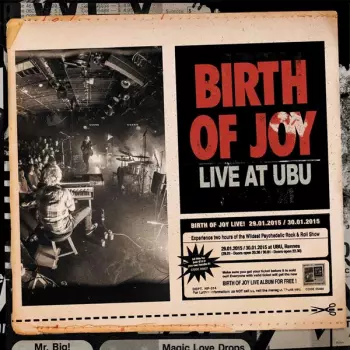 Birth Of Joy: Live At Ubu