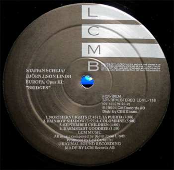 LP Björn J:son Lindh: Europa Opus III Bridges