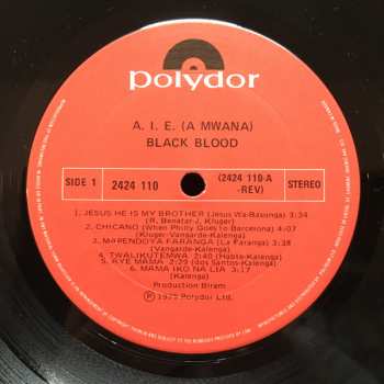 LP Black Blood: Black Blood