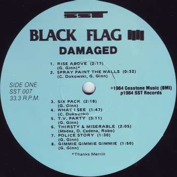LP Black Flag: Damaged