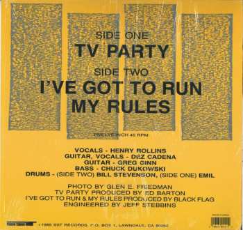 LP Black Flag: TV Party