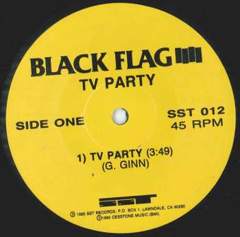 LP Black Flag: TV Party