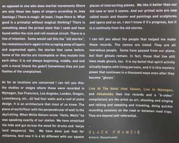 9CD/Caja Black Francis: 07 - 11