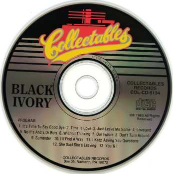 CD Black Ivory: Don't Turn Around