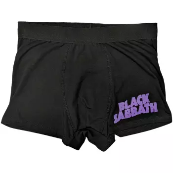 Boxers Wavy Logo Black Sabbath