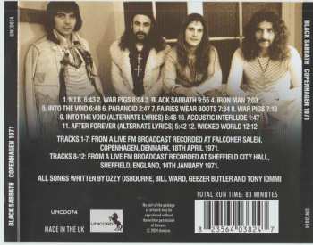 CD Black Sabbath: Copenhagen 1971 - The Classic Danish Broadcast Plus Bonus Tracks