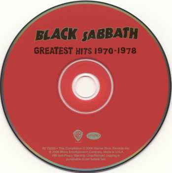 CD Black Sabbath: Greatest Hits 1970-1978