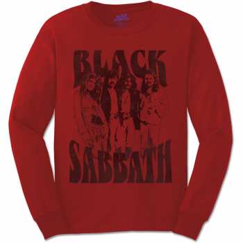 Merch Black Sabbath: Long Sleeve Camiseta Band And Logo Black Sabbath