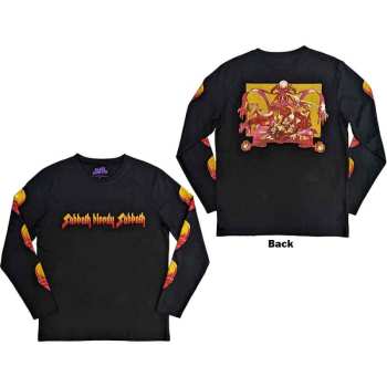 Mercancía Black Sabbath: Black Sabbath Unisex Long Sleeve T-shirt: Bloody Sabbath (back & Sleeve Print) (small) S