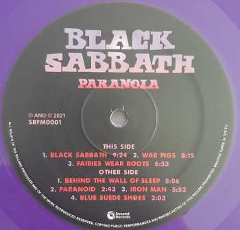 LP Black Sabbath: Paranoia (BBC Sunday Show : Broadcasting House London 26th April 1970) CLR | LTD | NUM