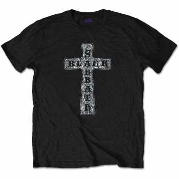 Merch Black Sabbath: Camiseta Cross 